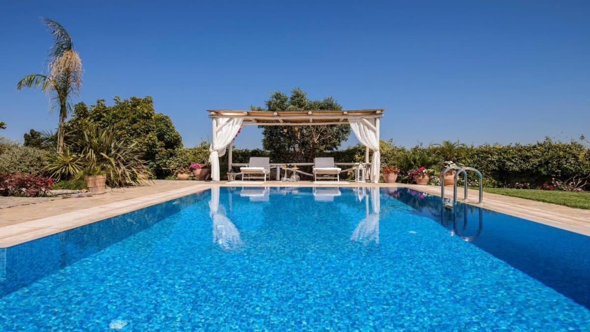 Chania Secluded Gem - Kallithea Private Pool Villa Pemonia Eksteriør billede